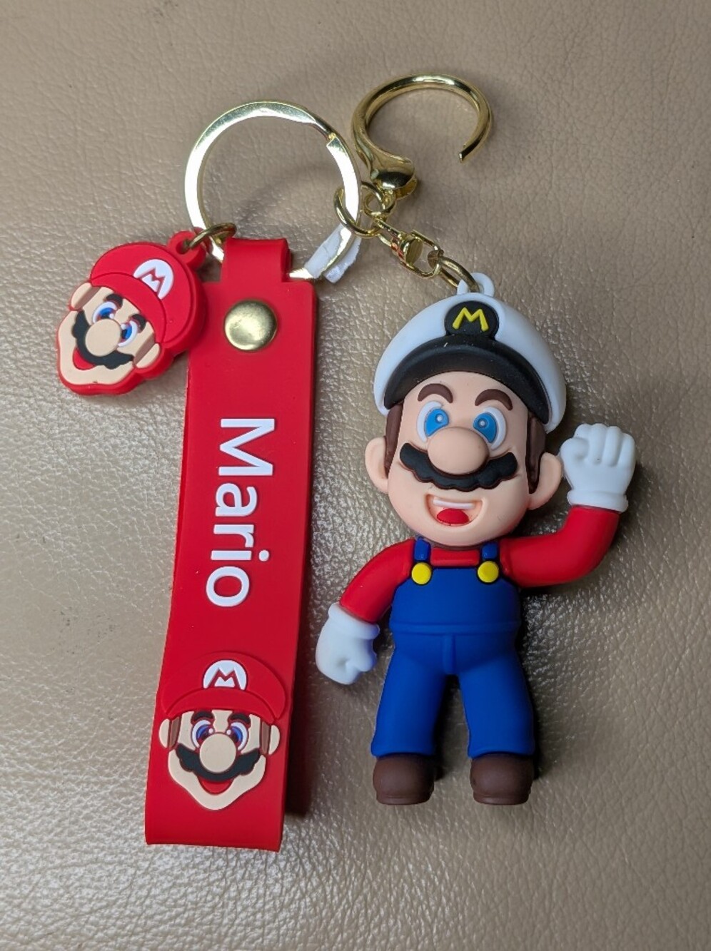 Super Mario Bros Silicone Keychain for Kids